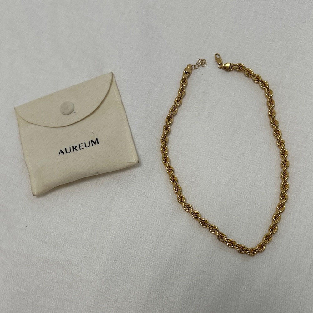 Aureum Chloe French Rope Necklace